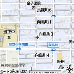 愛知県名古屋市中村区向島町3丁目周辺の地図