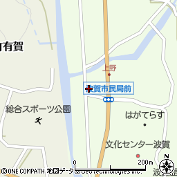 兵庫県宍粟市波賀町上野211周辺の地図