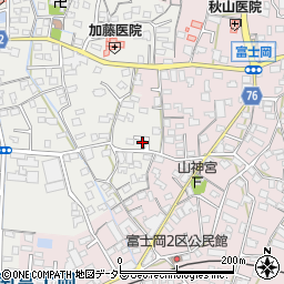 静岡県富士市比奈9周辺の地図