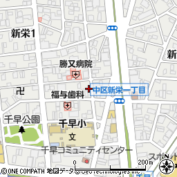 愛知県名古屋市中区新栄1丁目37-16周辺の地図