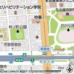 菱名工業株式会社名古屋営業所周辺の地図