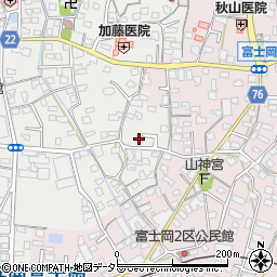 静岡県富士市比奈8周辺の地図
