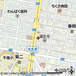 愛知信用金庫大久手支店周辺の地図