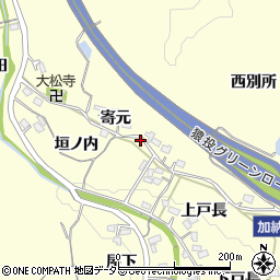 愛知県豊田市加納町垣ノ内35-2周辺の地図