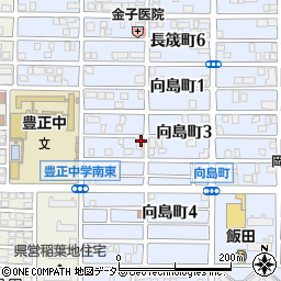 愛知県名古屋市中村区向島町3丁目23-3周辺の地図