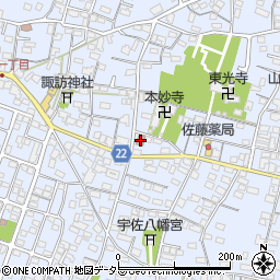 中里公会堂周辺の地図