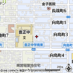 愛知県名古屋市中村区向島町3丁目19周辺の地図