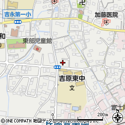静岡県富士市比奈60周辺の地図