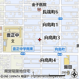 愛知県名古屋市中村区向島町3丁目23-2周辺の地図