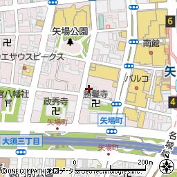 NINECAFE 栄店 ナインカフェ 周辺の地図
