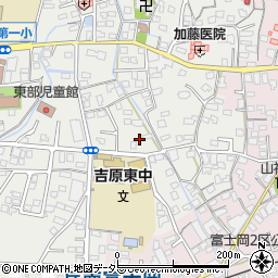 静岡県富士市比奈66周辺の地図