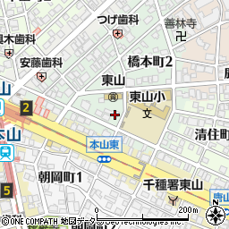 愛知県名古屋市千種区橋本町3丁目26周辺の地図