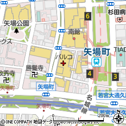 名古屋パルコ南館７Ｆ　イベントスペース周辺の地図