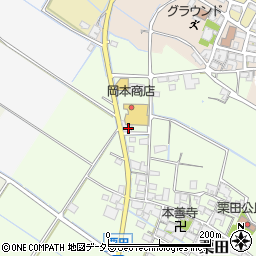 滋賀県愛知郡愛荘町栗田833周辺の地図