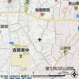 静岡県富士市比奈33周辺の地図