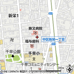 愛知県名古屋市中区新栄1丁目37-10周辺の地図