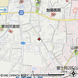静岡県富士市比奈65周辺の地図