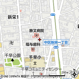 愛知県名古屋市中区新栄1丁目37-11周辺の地図