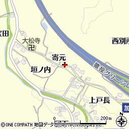 愛知県豊田市加納町寄元周辺の地図