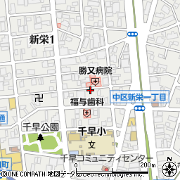 愛知県名古屋市中区新栄1丁目37-8周辺の地図