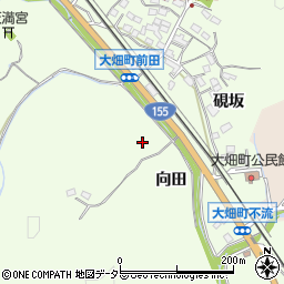愛知県豊田市大畑町周辺の地図