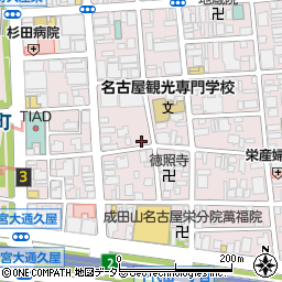 ＡＰパーク栄駐車場周辺の地図