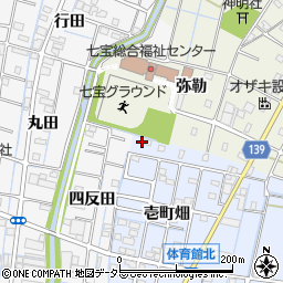 愛知県あま市七宝町伊福壱町畑2周辺の地図