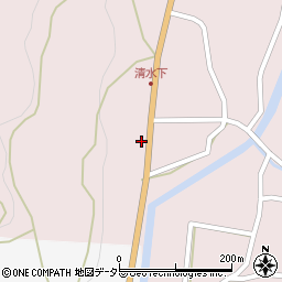 兵庫県多可郡多可町加美区清水286周辺の地図