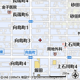 愛知県名古屋市中村区向島町3丁目4周辺の地図