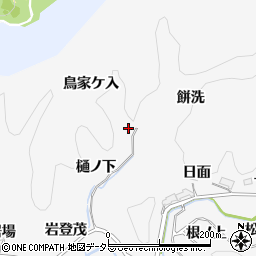 愛知県豊田市中立町（鳥家ケ入）周辺の地図