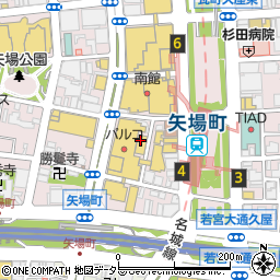 エッグスンシングス 名古屋PARCO店周辺の地図