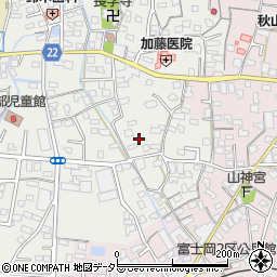 静岡県富士市比奈36周辺の地図