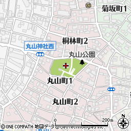 丸山神明社周辺の地図