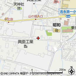 静岡県富士市比奈171周辺の地図
