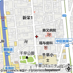 新栄リフレクトホール周辺の地図
