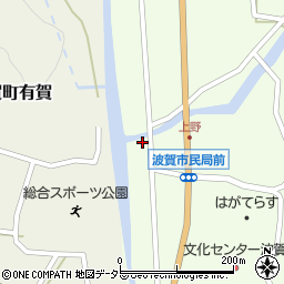 兵庫県宍粟市波賀町上野212周辺の地図