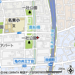 愛知県名古屋市名東区亀の井3丁目184-3周辺の地図