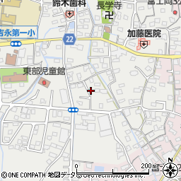 静岡県富士市比奈56周辺の地図
