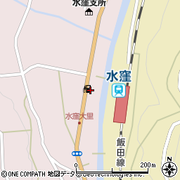 静岡県浜松市天竜区水窪町奥領家2958-2周辺の地図