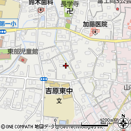 静岡県富士市比奈64周辺の地図