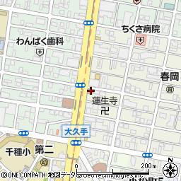名古屋大久手郵便局周辺の地図