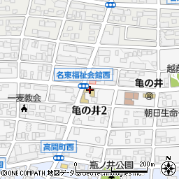 名古屋東周辺の地図