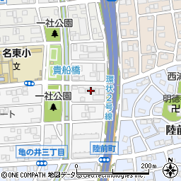 愛知県名古屋市名東区亀の井3丁目187周辺の地図