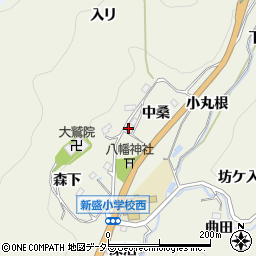 愛知県豊田市新盛町中桑5周辺の地図