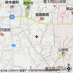静岡県富士市比奈34周辺の地図