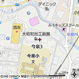 静岡県富士市今泉3丁目16周辺の地図