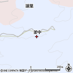 愛知県豊田市久木町釜中周辺の地図