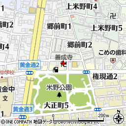 善成寺周辺の地図