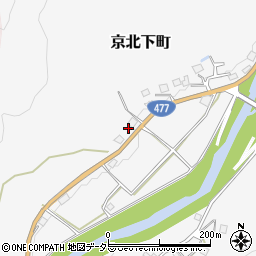 京都府京都市右京区京北下町森ケ坪周辺の地図