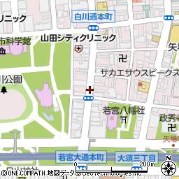 名古屋市美術館東周辺の地図